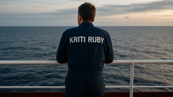 ο αρχιμηχανικός του Kriti Ruby Konstantinos Atsalis και τα αποφθέγματα ζωής στο πλοίο